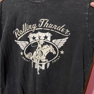 Ariat Boyfriend Fit Tee - Black